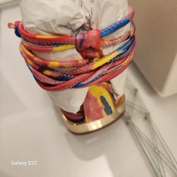 Jessica Simpson "Chasca" Multi Summer Solstice Print Sandals. NIB. Sz 6 - Picture 4 of 10